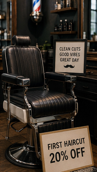 Barbershop promotion ideas